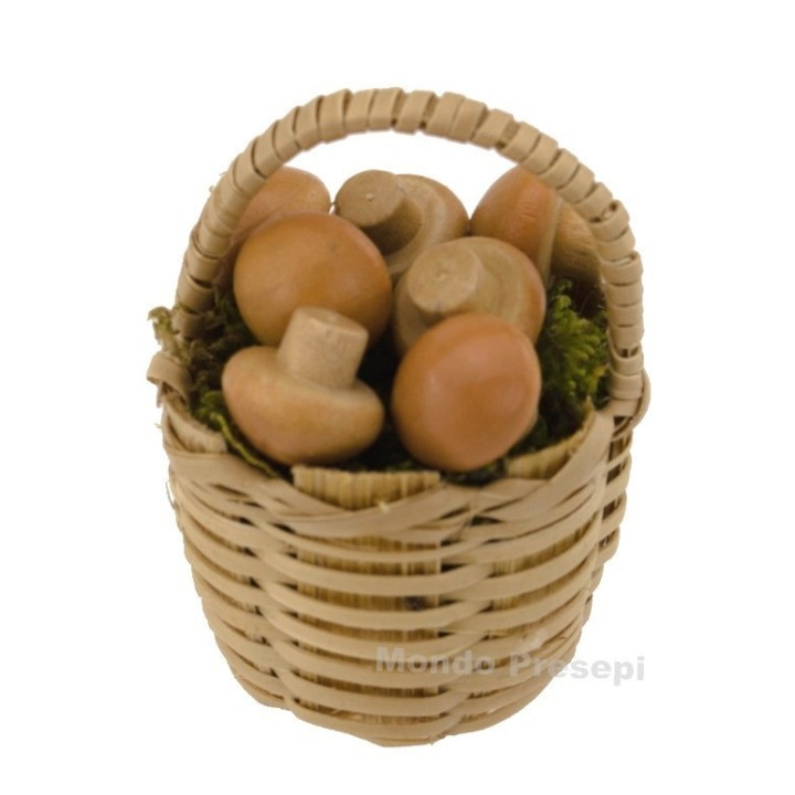 Cesta con hongos cm 3