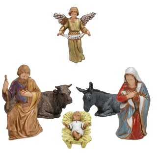 Natividad 6 piezas cm 8 Landi Moranduzzo