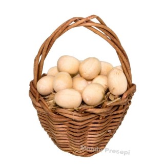 Cesta con huevos cm 3,5