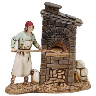 Baker scene in the oven cm 8 Landi