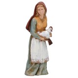 Woman with hen cm 8 Landi
