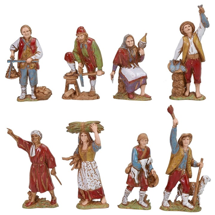 Sep 8 statues for presepe 8 cm Landi Moranduzzo characters