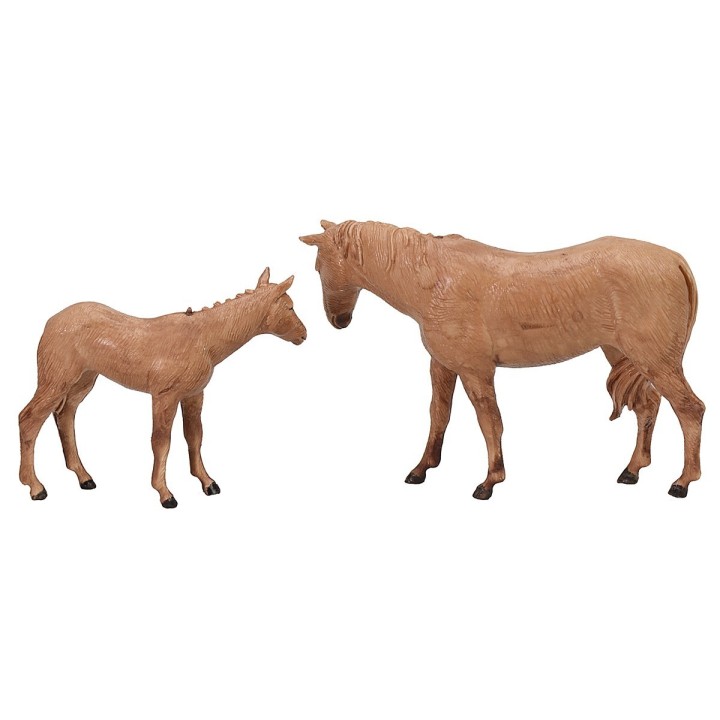 Conjunto de caballo y potro Landi Moranduzzo para estatuas de 8