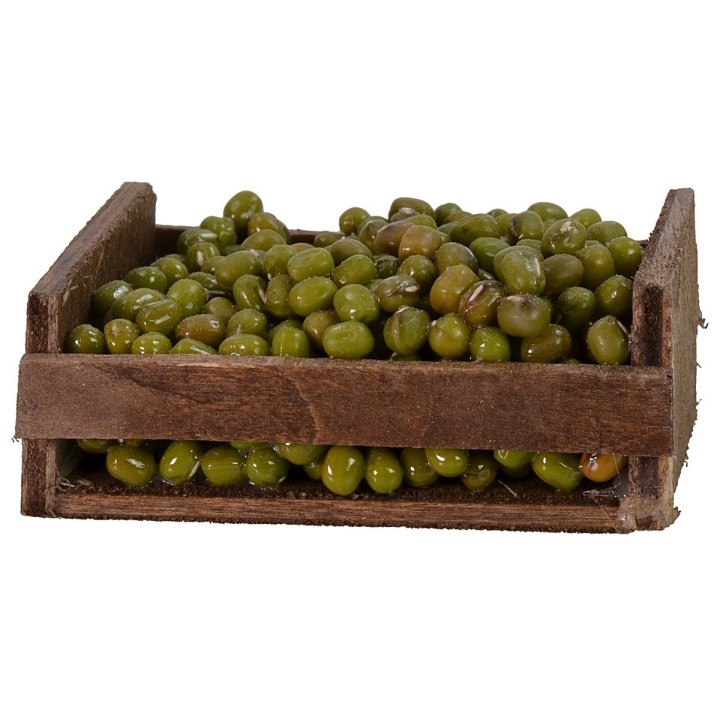 Wooden box with olives cm 6x4,5x3,5 h
