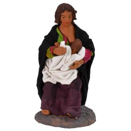 Mother feeding baby 12cm series