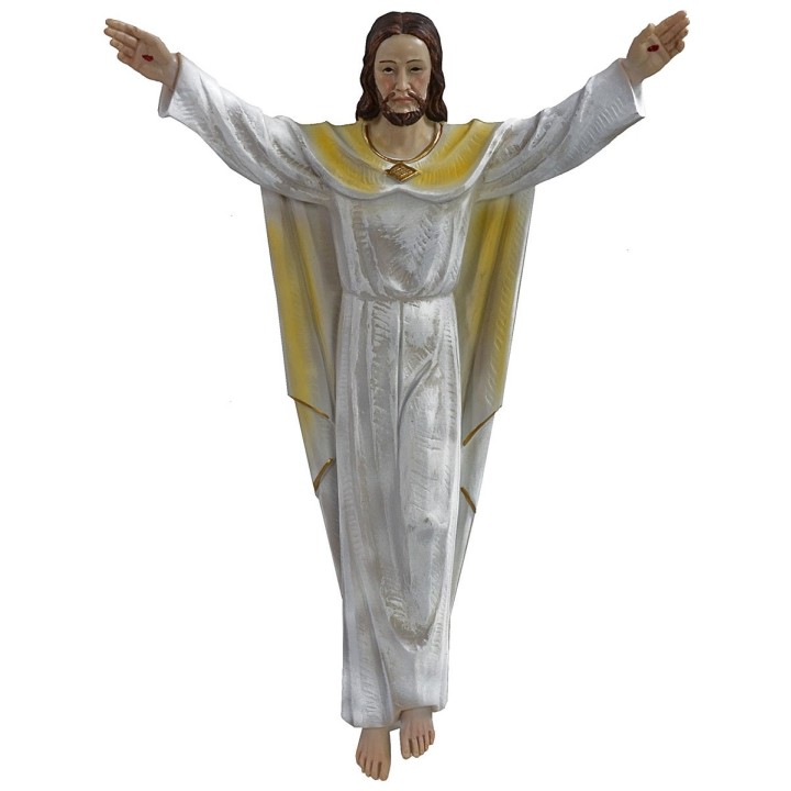 Jesus resurrected in resin to hang 30.8 cm