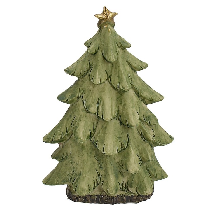 Nativity with resin tree cm 6,1x3,6x9,2 h