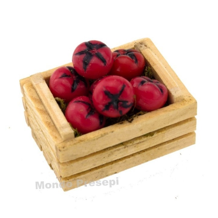 3.5 cm box with two strips with tomatoes