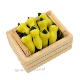 Box 3.5 cm two strips with yellow peppers