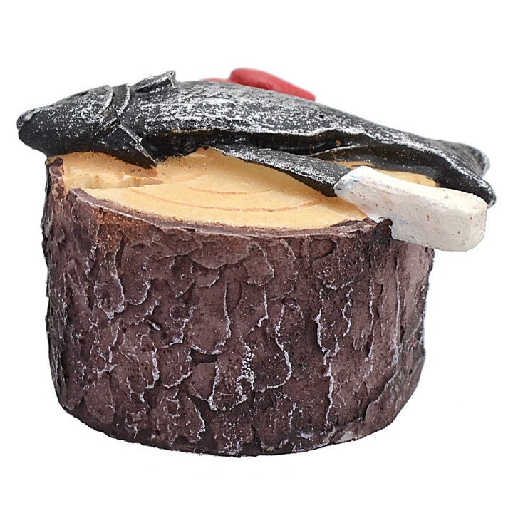 Chopping board with fish ø 3 cm