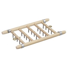 Plow in wood and metal cm 6x10x1,4 h