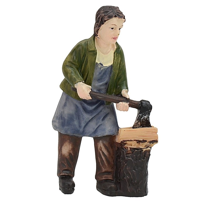 Lumberjack 8 cm in resin