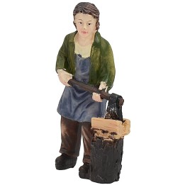 Lumberjack 8 cm in resin