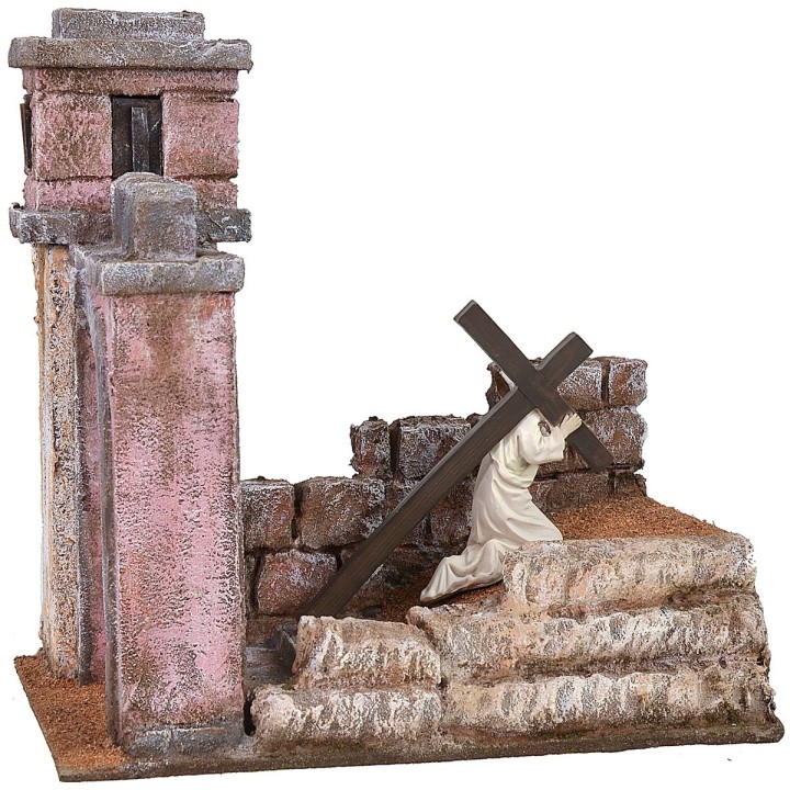 Tratto di strada percorso da Cristo verso il monte Calvario
