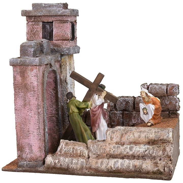 Tratto di strada percorso da Cristo verso il monte Calvario