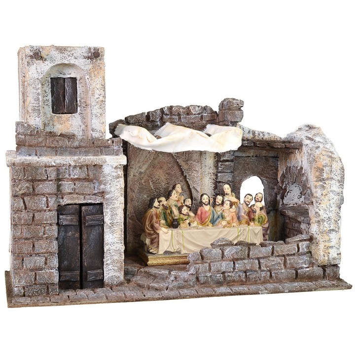 Escenografía para la última cena 42x17x30 h