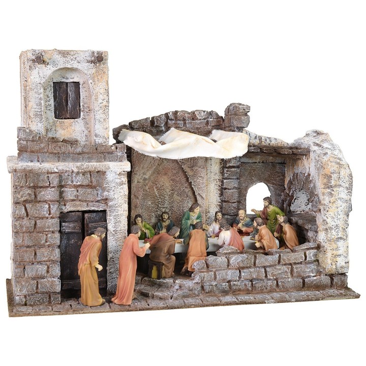 Ambientazione per ultima cena 42x17x30 h