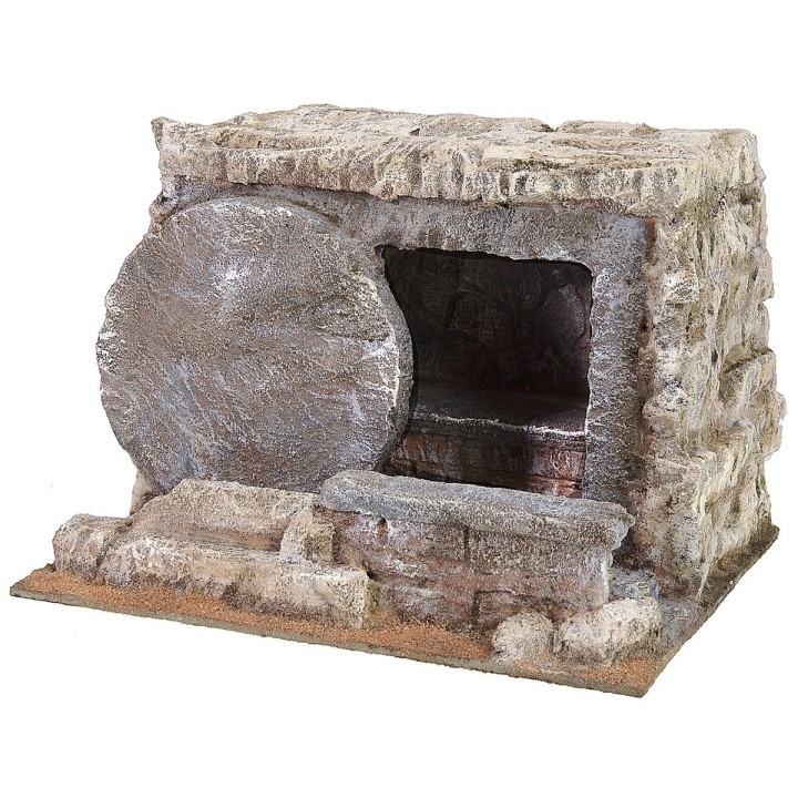 Sepulcro con puerta redonda abierta 25x22x19 h