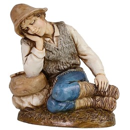 Sleeping shepherd series 12 cm Landi Moranduzzo