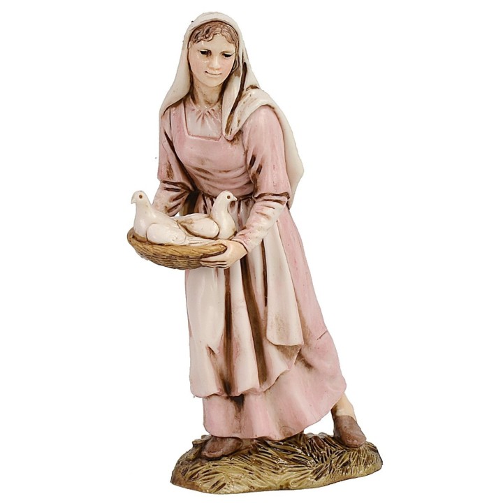 Juego de 6 estatuas 12 cm Landi Moranduzzo