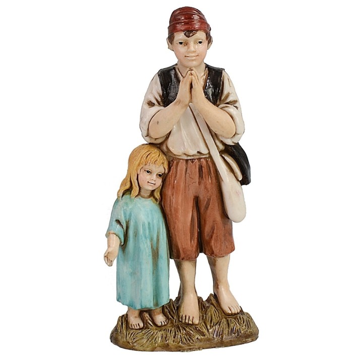 Boy and girl series 12 cm Landi Moranduzzo