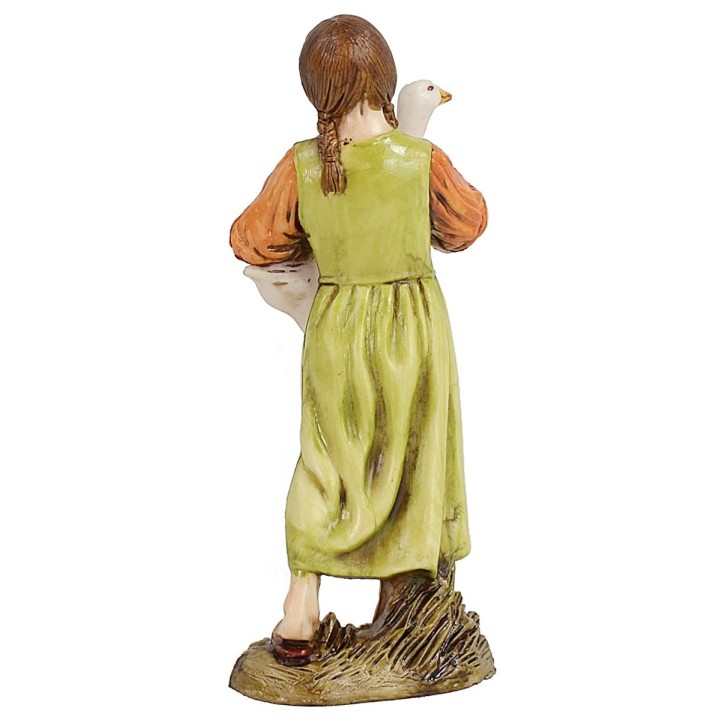 Niña con ganso serie 12 cm Landi Moranduzzo