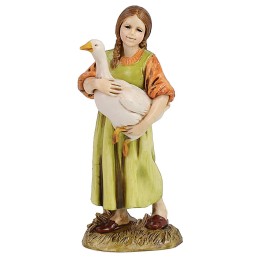 Landi Moranduzzo girl with goose 12 cm series