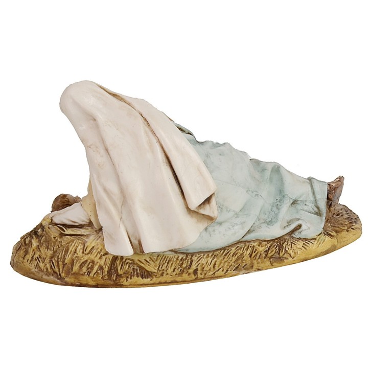 Mary lying down with child 13 cm series Landi Moranduzzo