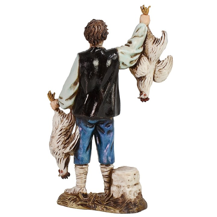 Vendedor de pollos 12 cm Landi Moranduzzo