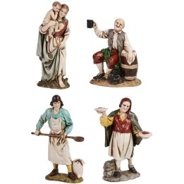 Conjunto de 4 estatuas de 12 cm Landi Moranduzzo