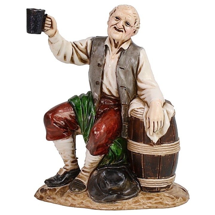 Uomo che beve serie 12 cm Landi Moranduzzo