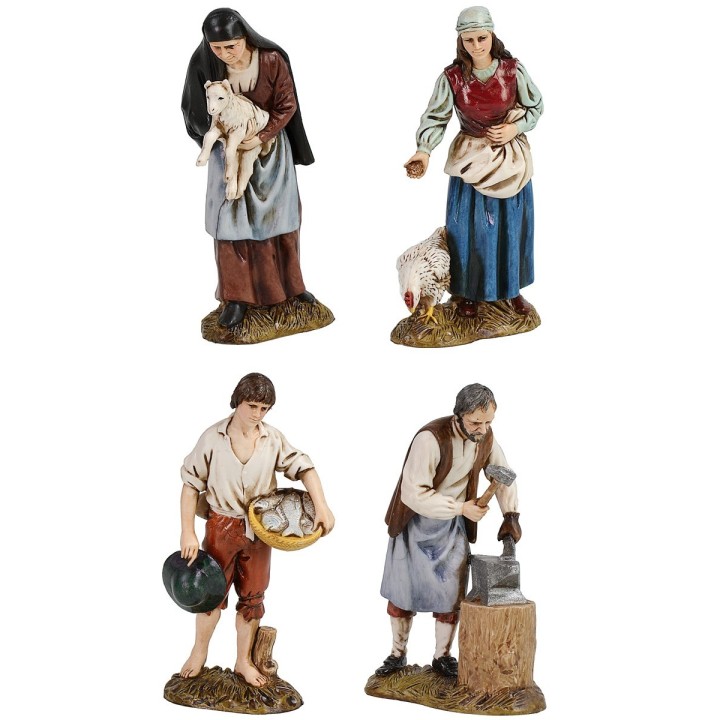 Juego de 4 oficios 12 cm Landi Moranduzzo