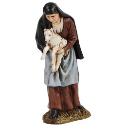 Mujer con cordero 12 cm Landi Moranduzzo