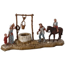 Escena con pozo serie 6 cm Landi Moranduzzo