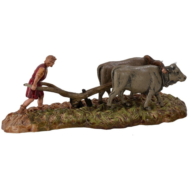 Contadino con aratro serie 6 cm Landi Moranduzzo