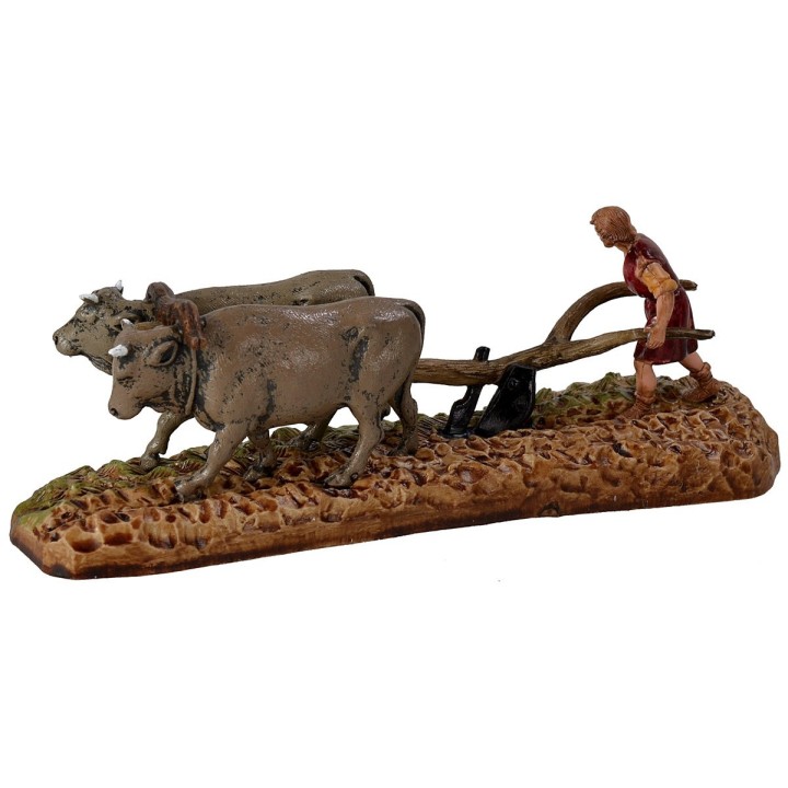 Campesino con arado serie 6 cm Landi Moranduzzo