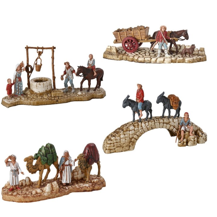 Set 4 gruppi Landi Moranduzzo serie 6 cm
