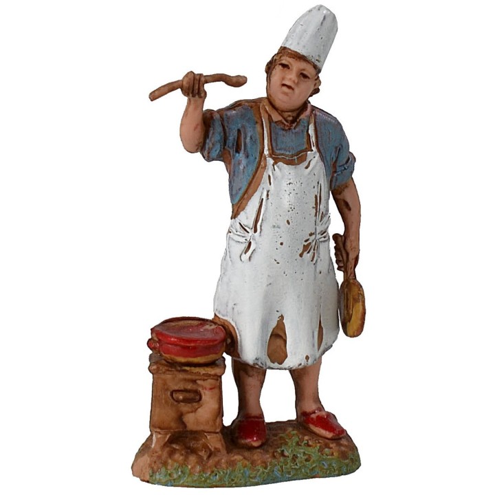 Set 6 soggetti Napoletani 6 cm statue per presepe Landi