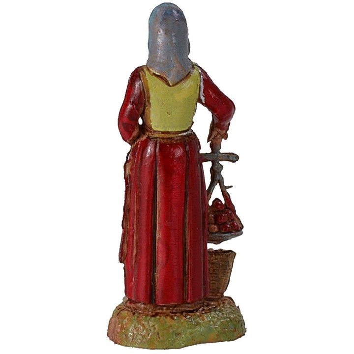 Donna con bilancia serie 6 cm Landi Moranduzzo