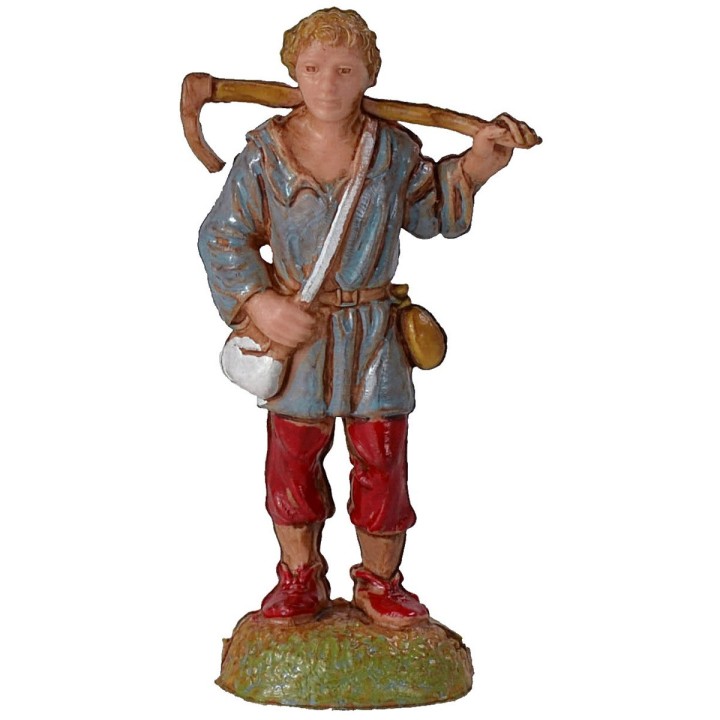 Hombre con azada serie 6 cm Landi Moranduzzo
