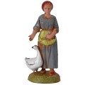 Woman with goose 6 cm series Landi Moranduzzo