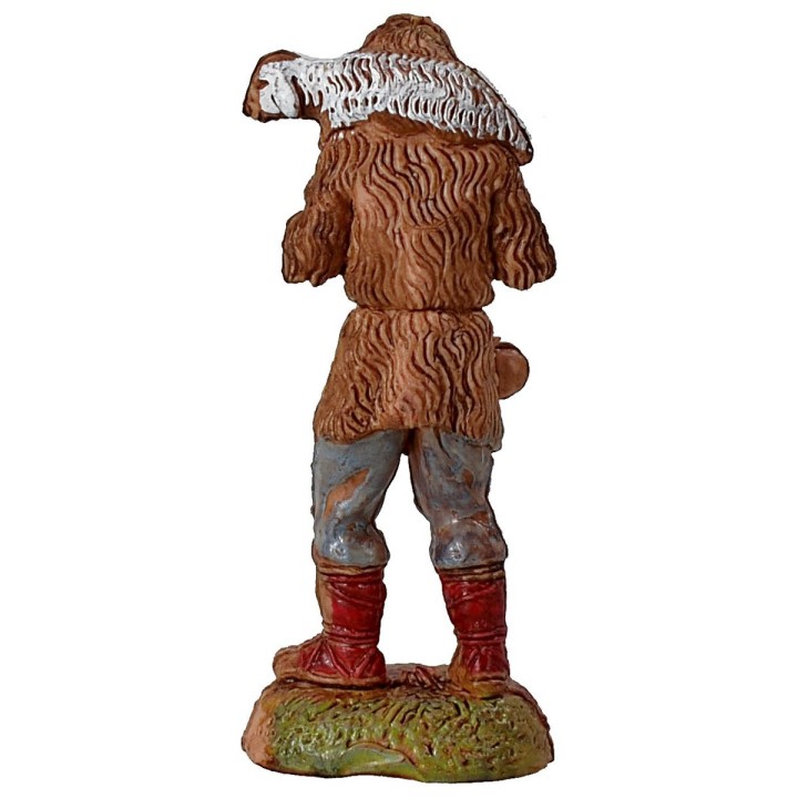 Shepherd with kid on shoulders 6 cm series Landi Moranduzzo