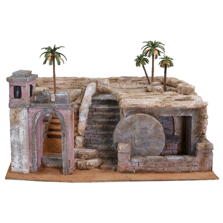Pesebre de Pascua de 50x49x25 cm h