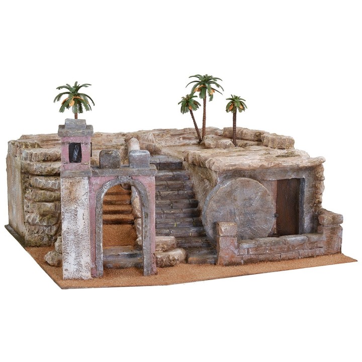 Presepe Pasquale cm 50x49x25 h