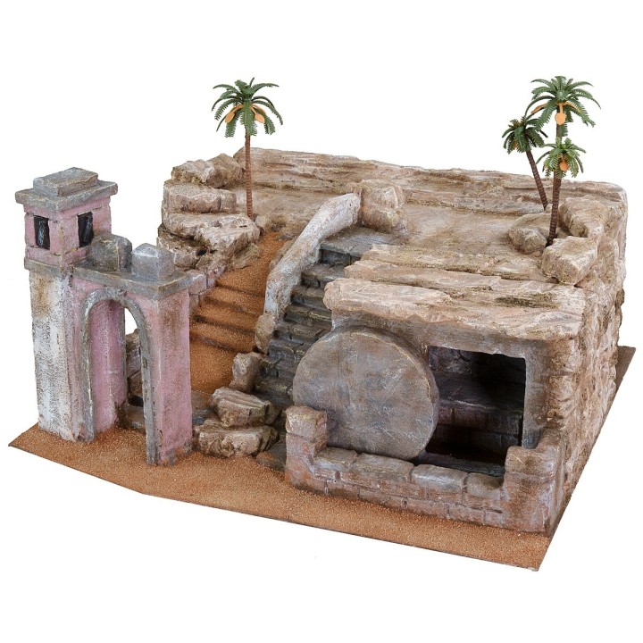 Easter nativity scene cm 50x49x25 h