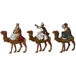 Tre Re Magi a cammello serie 6 cm Landi Moranduzzo