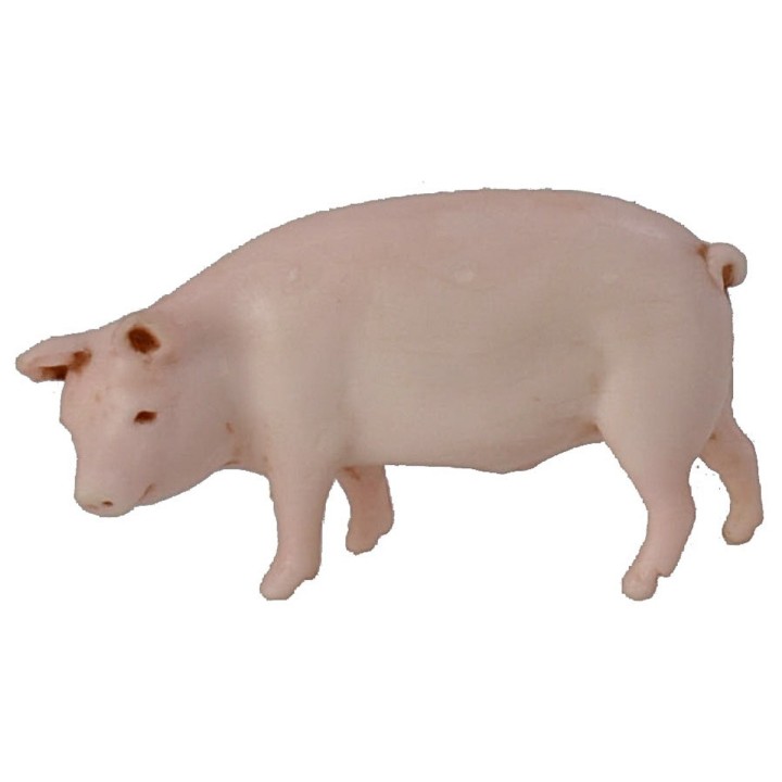Set of 6 animals series 6 cm Landi Moranduzzo