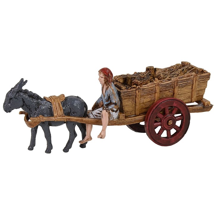 Carro carico con conducente serie 6 cm Landi Moranduzzo