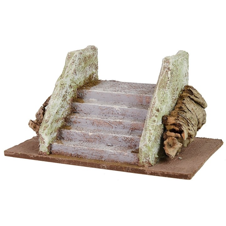 Scala Presepe cm 17,5x12x8 h per statue 10-12 cm