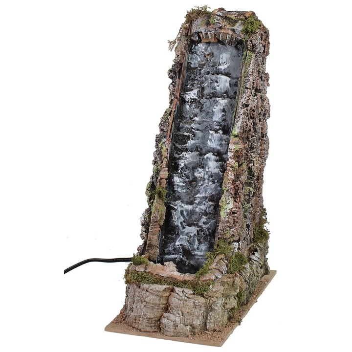 Cascada rocosa funcional de 13x24x33 cm h